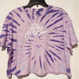 Nike Purple Tie-Dye T-Shirt